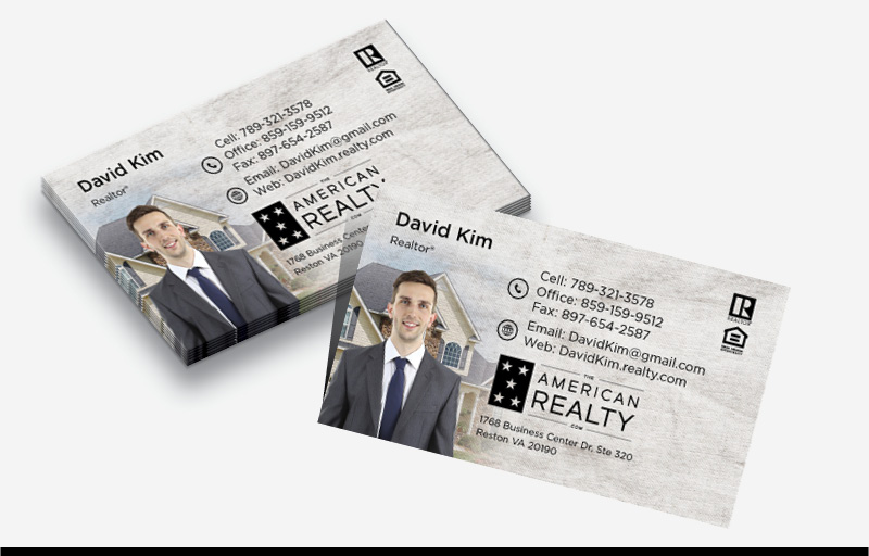 The American Realty Real Estate Silhouette Business Card Magnets - The American Realty personalized marketing materials | BestPrintBuy.com
