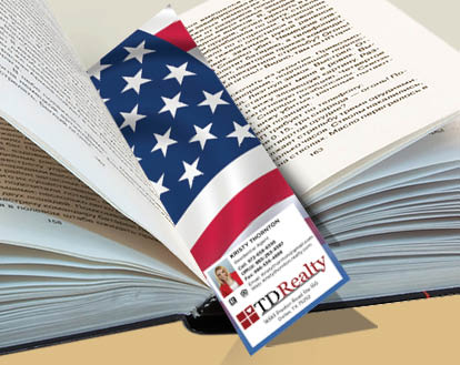 TDRealty Real Estate Bookmarks - TDRealty personalized Marketing products | BestPrintBuy.com