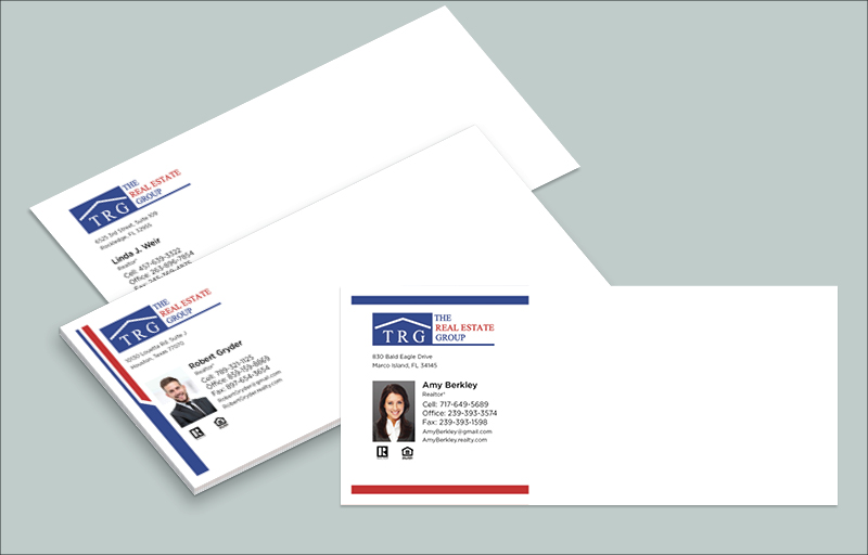 The Real Estate Group Real Estate #10 Envelopes - Custom #10 Envelopes Stationery for Realtors | BestPrintBuy.com