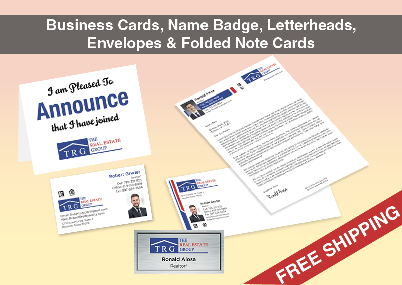 The Real Estate Group Real Estate BC Agent Package - The Real Estate Group approved vendor personalized business cards| BestPrintBuy.com