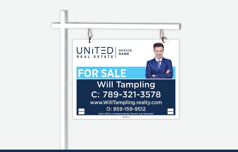United Real Estate Real Estate Signs -  Signs for Realtors | BestPrintBuy.com