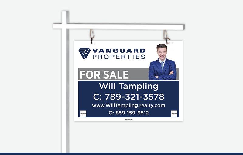 Vanguard Properties Real Estate Signs -  Signs for Realtors | BestPrintBuy.com
