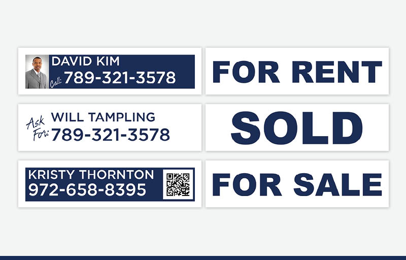 Vanguard Properties Real Estate Signs - VP Signs for Realtors | BestPrintBuy.com