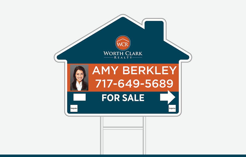 Worth Clark Realty Real Estate Signs - WCR Approved Vendor Signs for Realtors | BestPrintBuy.com