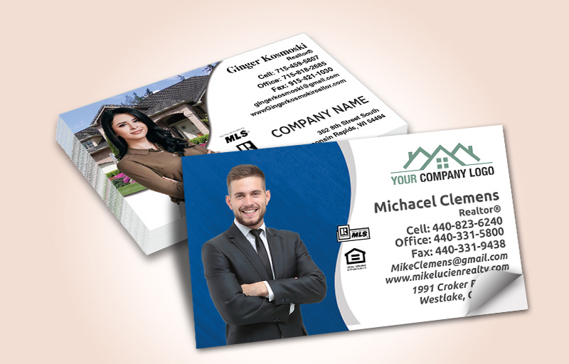 Windermere Real Estate Silhouette Business Card Labels - Windermere marketing materials | BestPrintBuy.com
