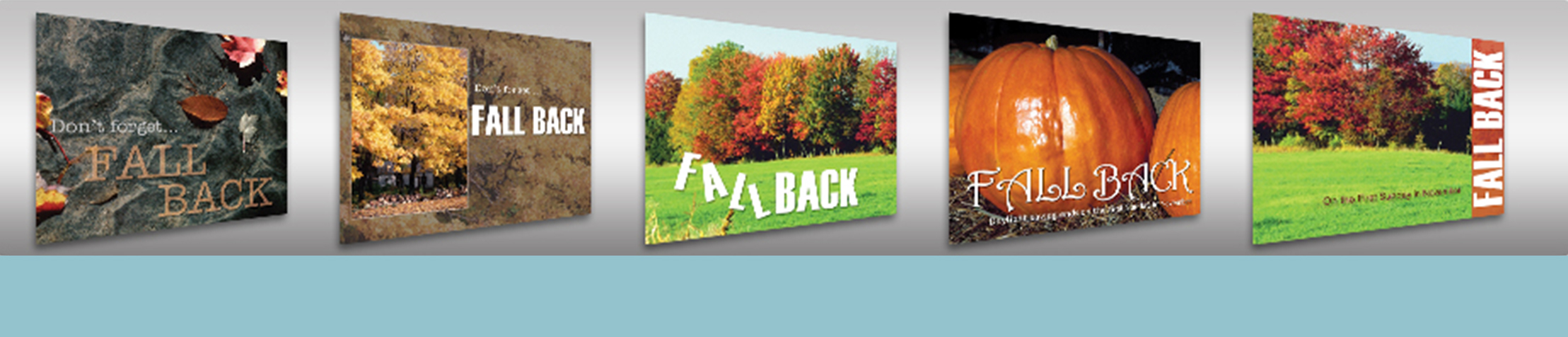 Daylight Savings Postcards