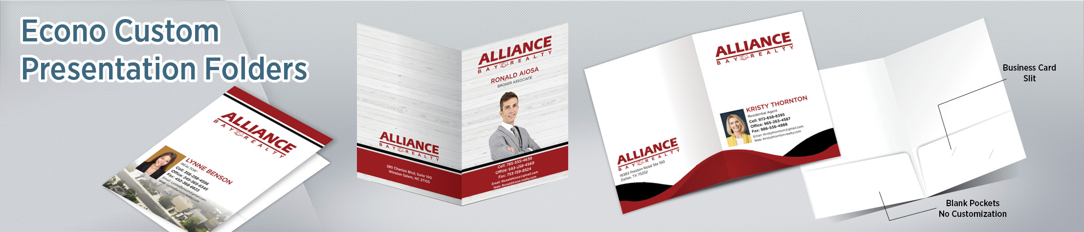 Alliance Bay Realty Econo Presentation Folders - folders | BestPrintBuy.com
