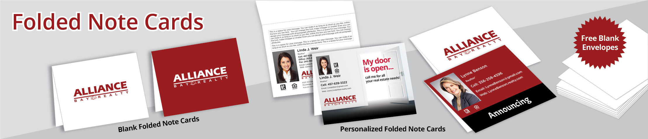 Alliance Bay Realty Real Estate Postcards -  postcard templates and direct mail postcard mailing services | BestPrintBuy.com