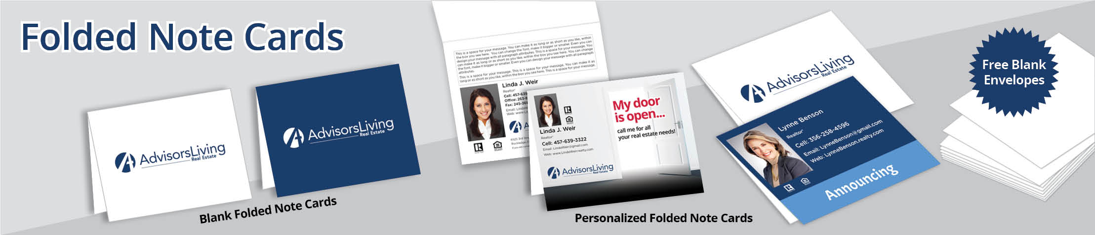 Advisors Living Real Estate Postcards -  postcard templates and direct mail postcard mailing services | BestPrintBuy.com