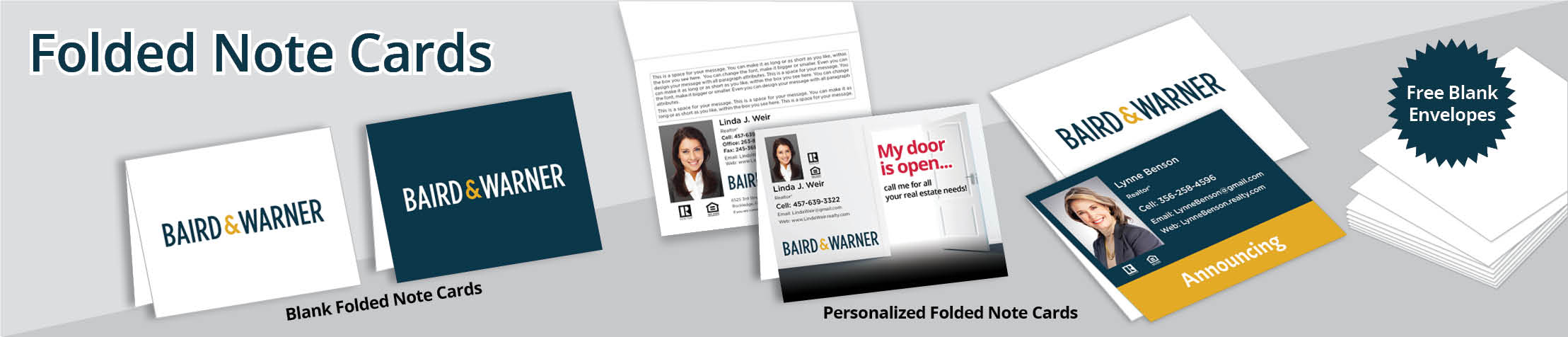 Baird & Warner Real Estate Postcards -  postcard templates and direct mail postcard mailing services | BestPrintBuy.com