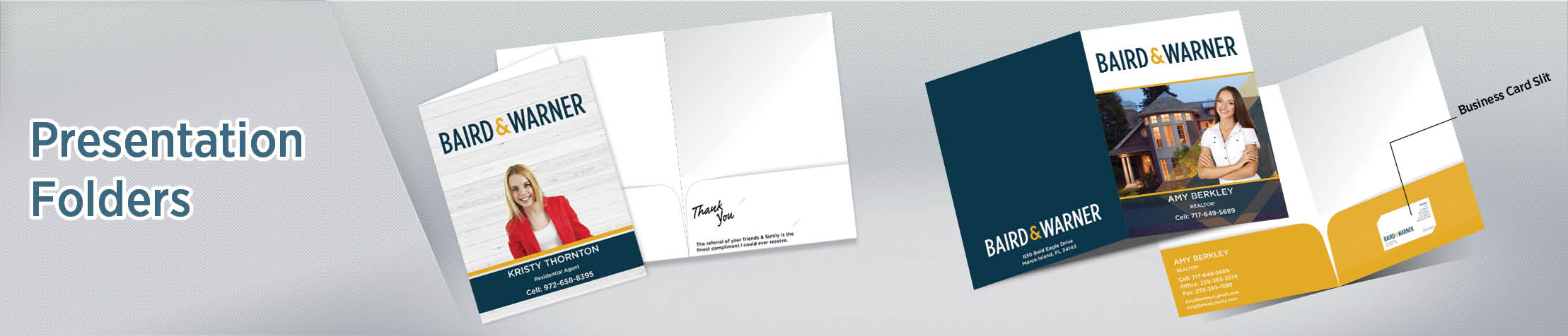 Baird & Warner Presentation Folders - folders | BestPrintBuy.com