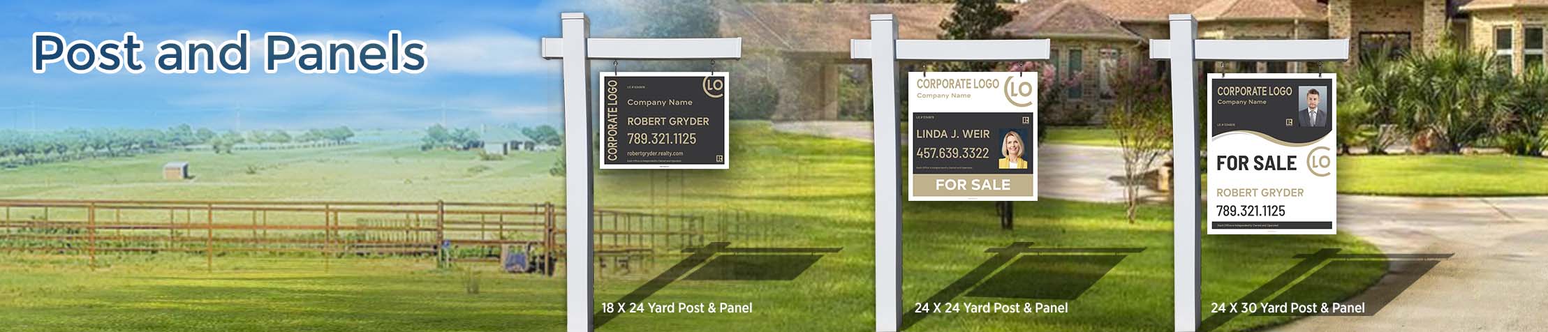 Century 21 Real Estate H-Frame Single Rider Units - KW approved vendor real estate signs | BestPrintBuy.com