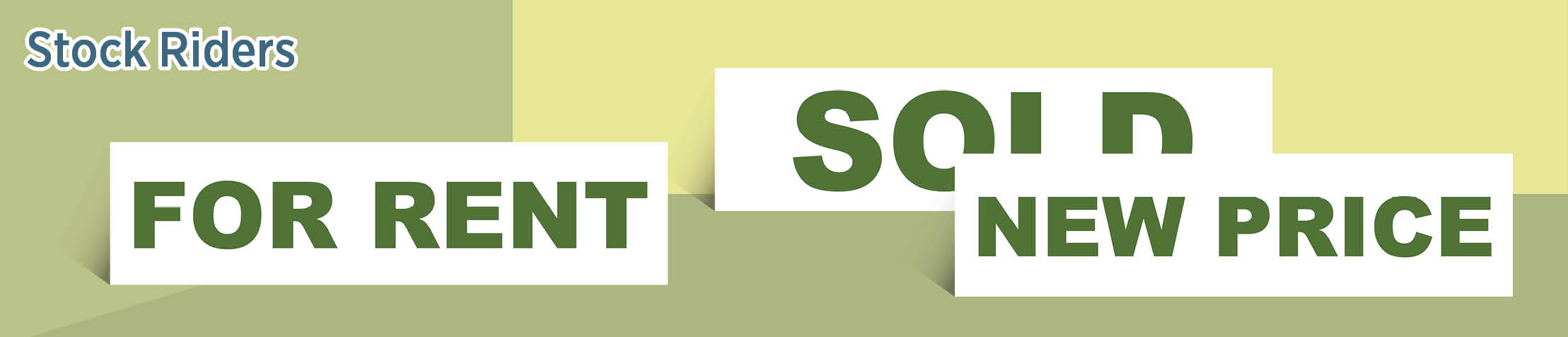 John Greene Realtor Real Estate Stock Riders - John Greene Realtor  real estate signs and riders | BestPrintBuy.com