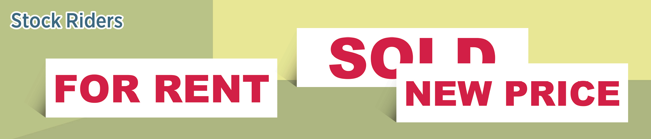 Keyes Real Estate Stock Riders - KE real estate signs and riders | BestPrintBuy.com