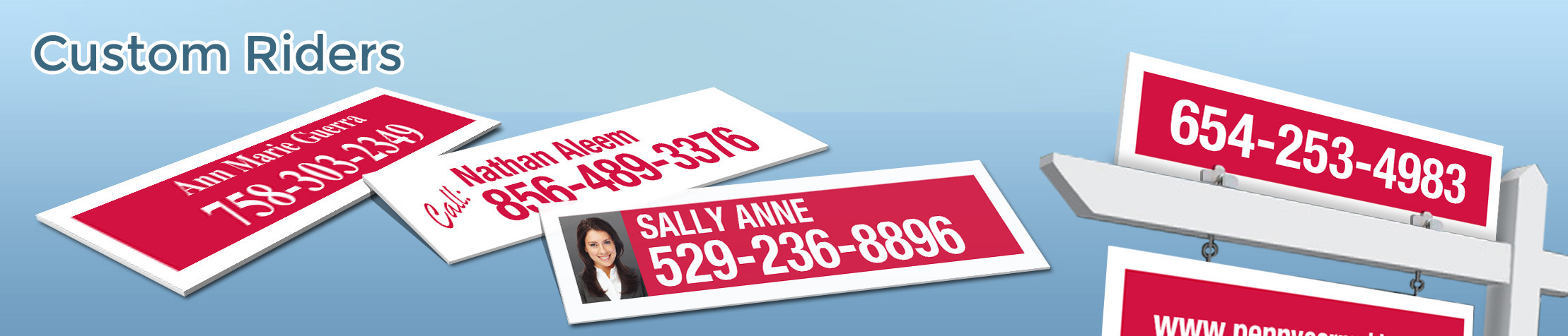 Keller Williams Signs -  Custom Riders  and riders | BestPrintBuy.com