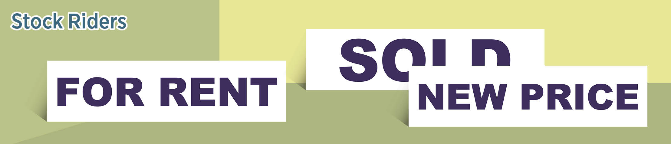 Regal Realtors Real Estate Stock Riders - Regal Realtors  real estate signs and riders | BestPrintBuy.com