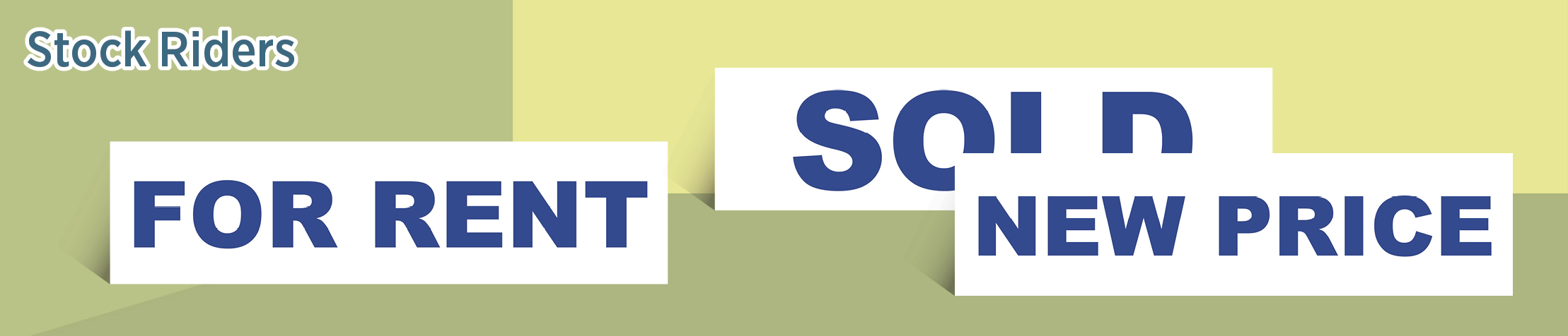 The Real Estate Group Real Estate Stock Riders - TRG real estate signs and riders | BestPrintBuy.com