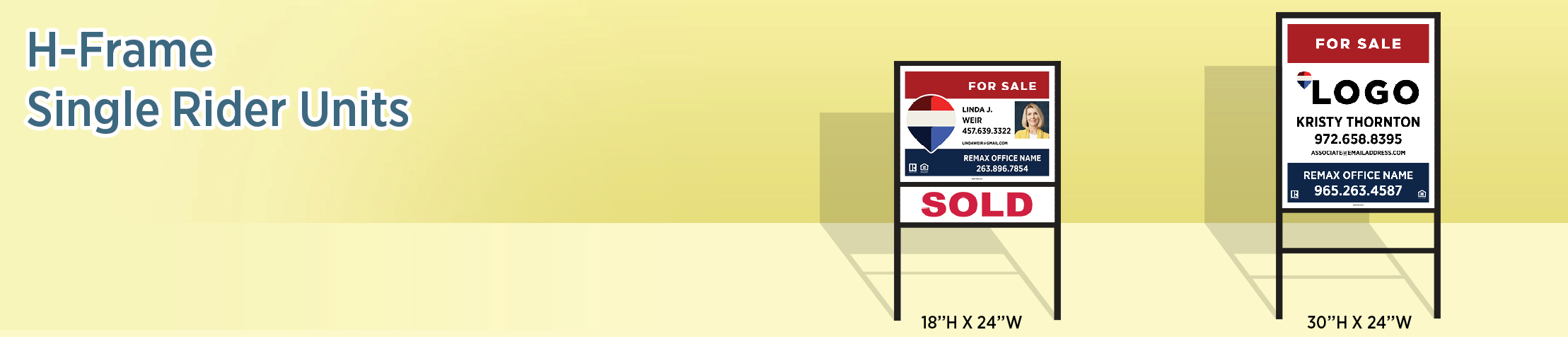 RE/MAX Real Estate Signs