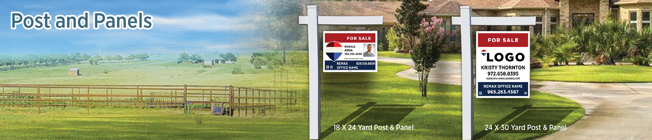 RE/MAX Real Estate Signs