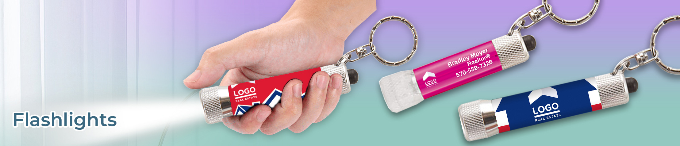 ERA Real Estate Flashlights - ERA personalized flashlight key chain promotional items | BestPrintBuy.com