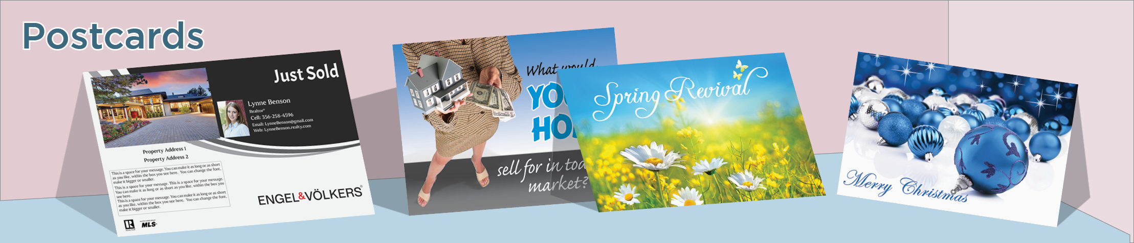 Engel Volkers Real Estate Postcards - Engel Volkers postcard templates and direct mail postcard mailing services | BestPrintBuy.com