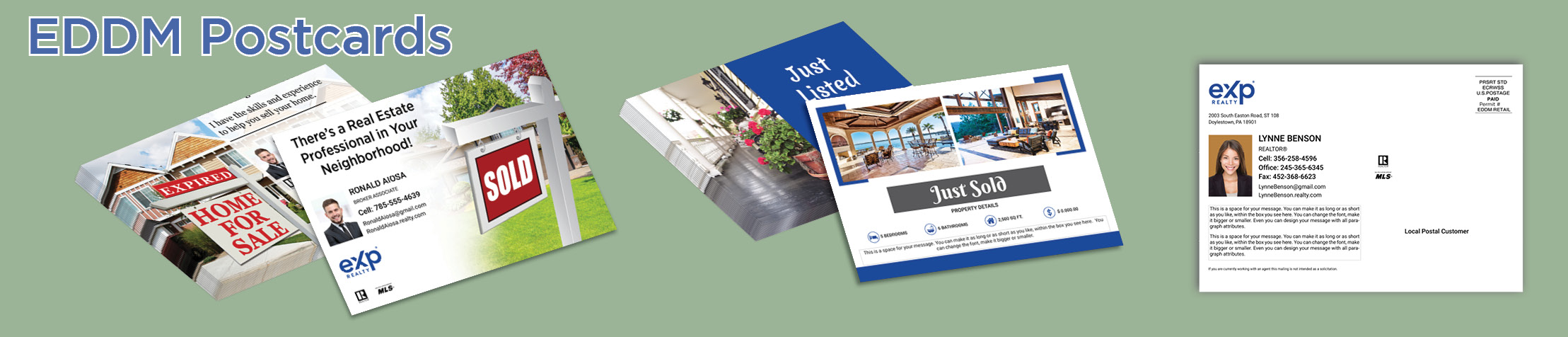 Real Estate EDDM Postcards - personalized Every Door Direct Mail Postcards | BestPrintBuy.com