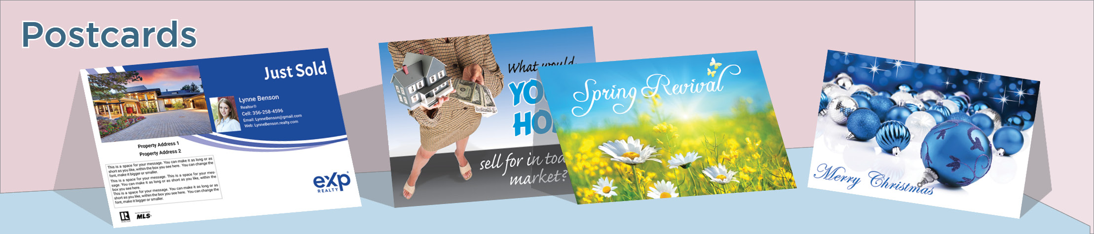 eXp Realty Real Estate Postcards - EXP postcard templates and direct mail postcard mailing services | BestPrintBuy.com