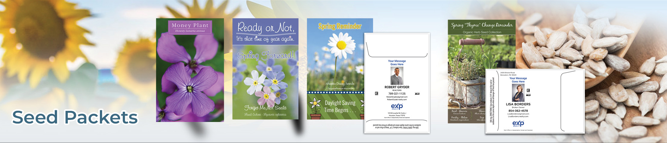 eXp Realty Real Estate Seed Packets - eXp Realty  personalized realtor promotional products | BestPrintBuy.com
