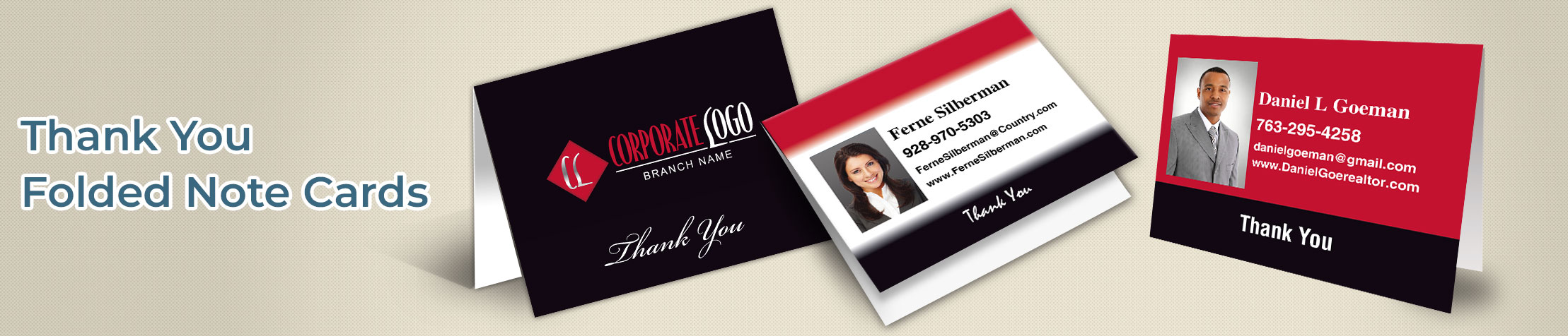 HomeSmart Real Estate Personal Promotion Folded Note Cards - HomeSmart Real Estate  note card stationery | BestPrintBuy.com