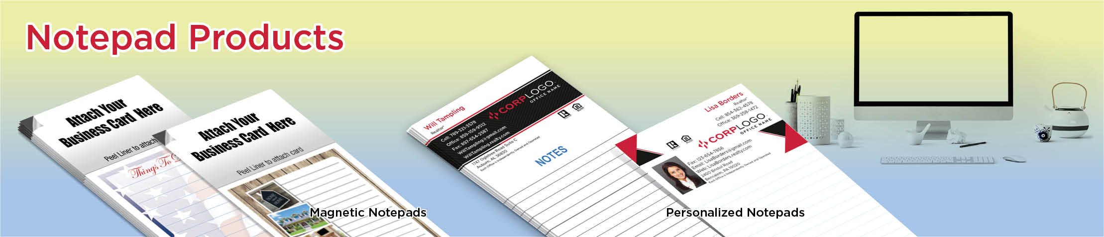 Home Smart Real Estate Notepads - KW approved vendor custom stationery and marketing tools, magnetic and personalized notepads | BestPrintBuy.com