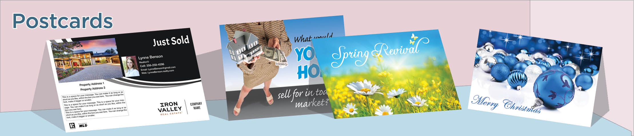 Iron Valley Real Estate Postcards - Iron Valley postcard templates and direct mail postcard mailing services | BestPrintBuy.com