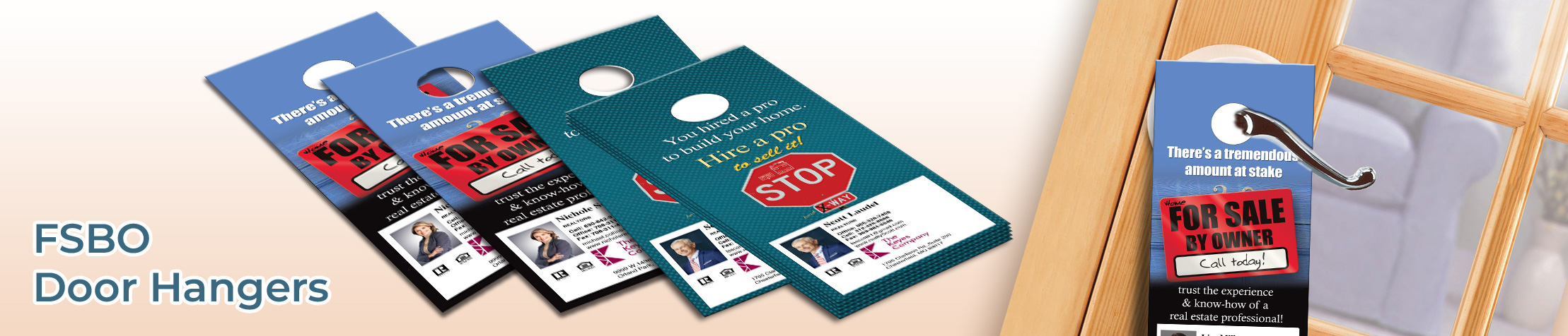 The Keyes Company FSBO Door Hangers - The Keyes Company Door Knockers for Realtors | BestPrintBuy.com