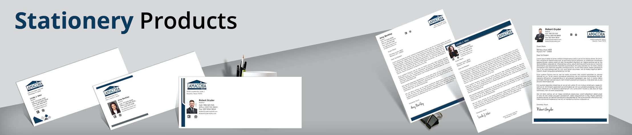 Lamacchia Realty Real Estate Stationery Products - Custom Letterhead & Envelopes Stationery Products for Realtors | BestPrintBuy.com