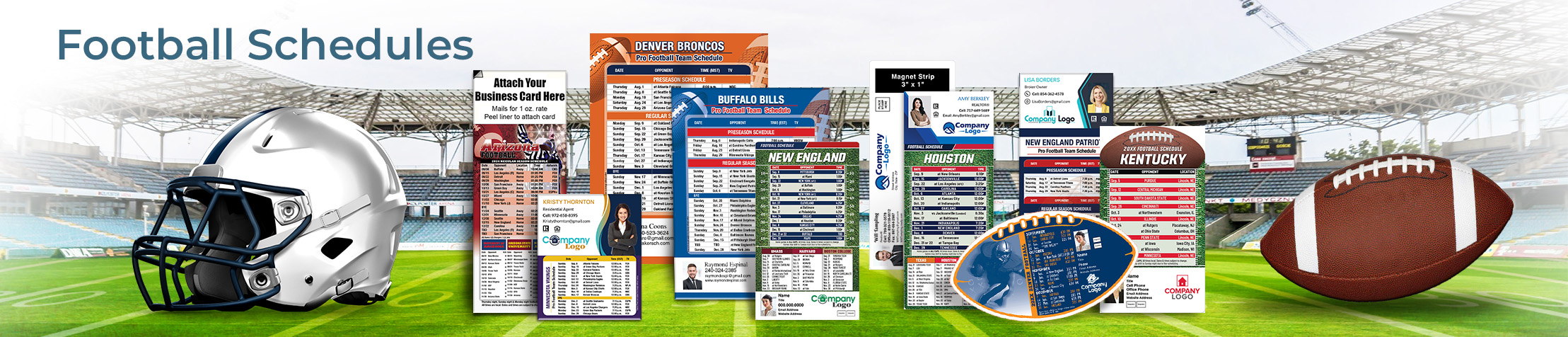 Century 21 Real Estate Football Schedules - C21  personalized football schedules | BestPrintBuy.com