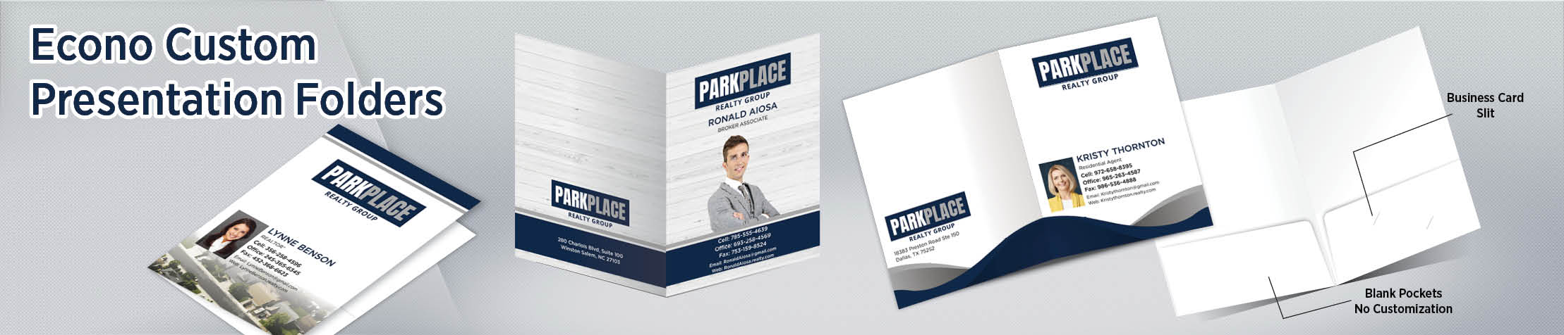 Park Place Realty Group Presentation Folders - folders | BestPrintBuy.com