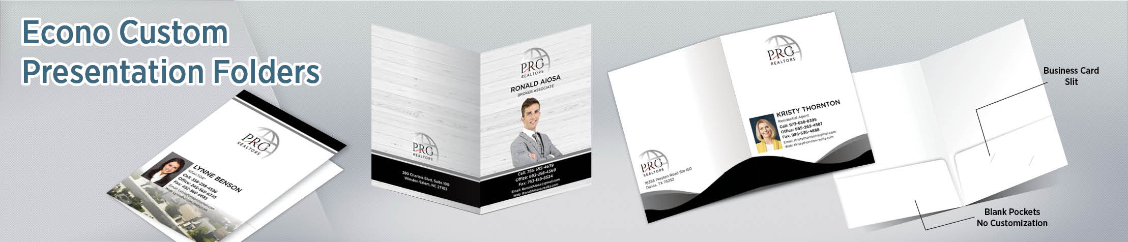 PRG Realtors Presentation Folders - folders | BestPrintBuy.com