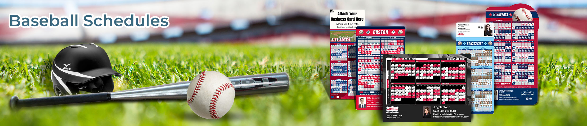 Realty Executives Real Estate Baseball Schedules Magnet Products