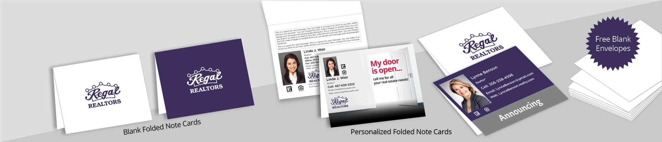 Regal Realtors Real Estate Postcards -  postcard templates and direct mail postcard mailing services | BestPrintBuy.com