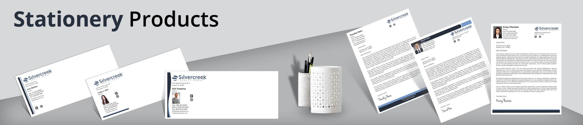 Silvercreek Realty Group Real Estate Stationery Products - Custom Letterhead & Envelopes Stationery Products for Realtors | BestPrintBuy.com