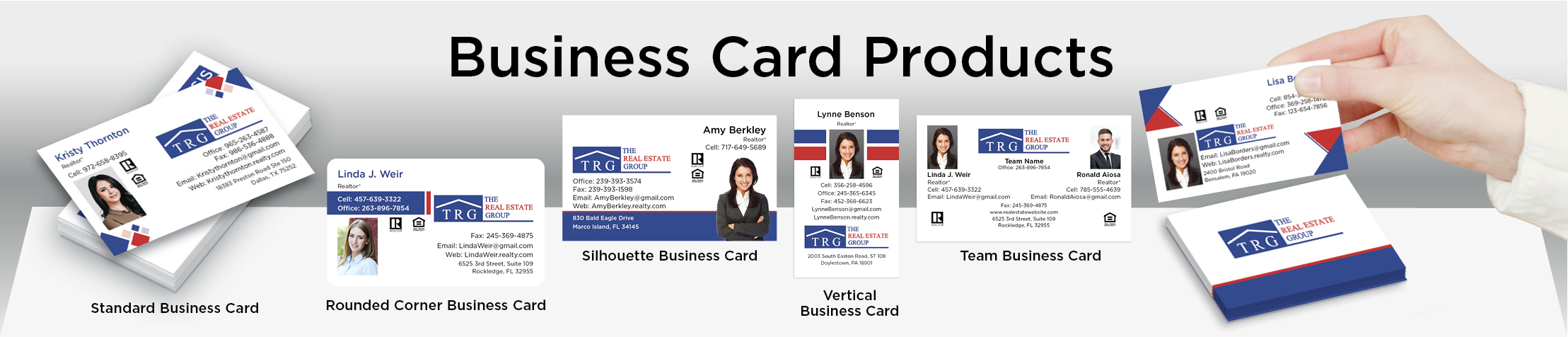 The Real Estate Group Real Estate Business Card Products - The Real Estate Group  - Unique, Custom Business Cards Printed on Quality Stock with Creative Designs for Realtors | BestPrintBuy.com