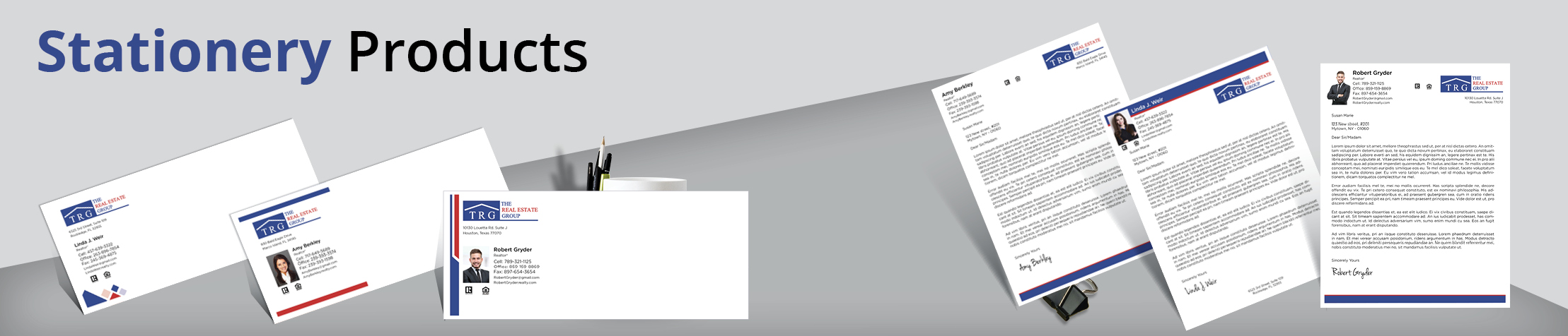 The Real Estate Group Real Estate Stationery Products - Custom Letterhead & Envelopes Stationery Products for Realtors | BestPrintBuy.com