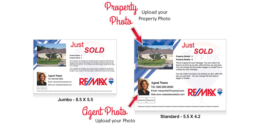 RE/MAX Just Sold Postcards