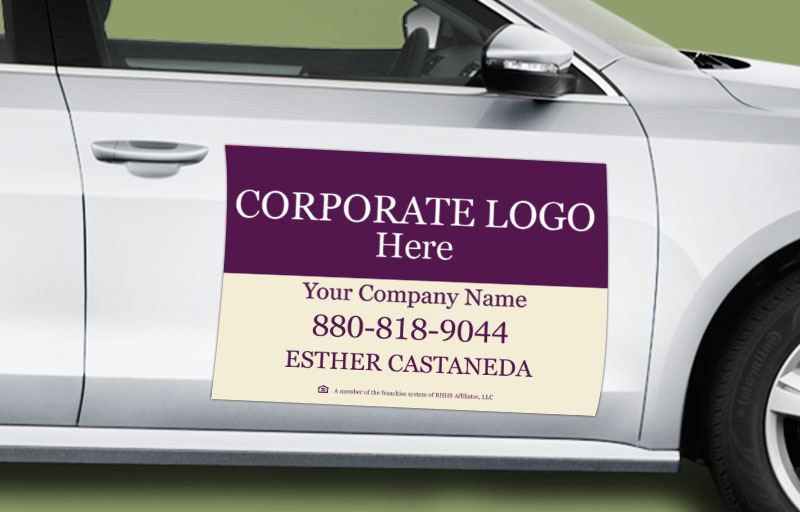 Berkshire Hathaway Real Estate 12 x 18 without Photo Car Magnets - Berkshire Hathaway  custom car magnets for realtors | BestPrintBuy.com